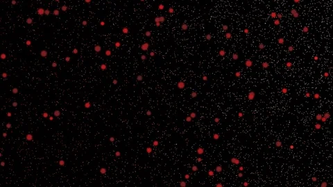 Red heart particles, exploding hearts. Symbol of love, Video stock 102220837