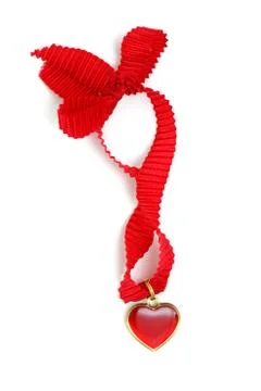 Red heart Foto stock