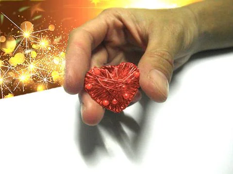 Red heart 写真素材