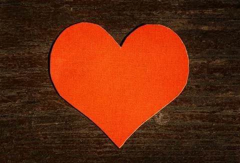 Red Heart Shape closeup Stock-Fotos