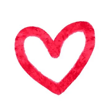 Red heart shape. Icon design. Happy valentines day. Stock Illustration