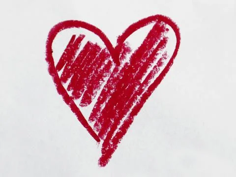 Red heart shape Stock Illustration