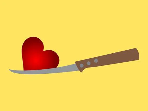 Red heart shape Stock Illustration