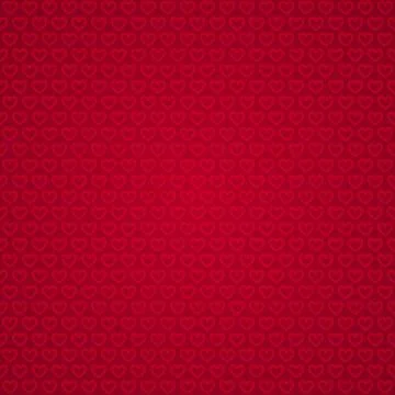 Red Heart Shaped Background Stock-Illustration