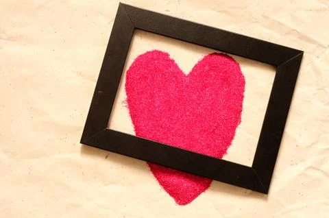 Red heart shaped Stock Photos