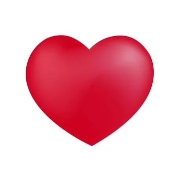 Red Heart Symbol 스톡 일러스트