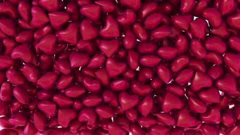 Red Heart Transition Stock Footage 262600466