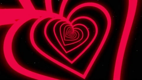 Red Heart Tunel Video stock 149694820
