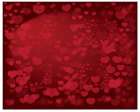 Red heart vector design Stock Illustration