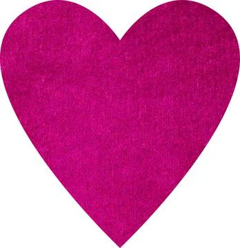 Red heart on white background. Stock Illustration