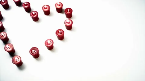 Red Heart: White Dolly Right (2k 16:9 / 23.98) Stock Footage