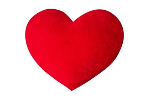 Red heart wool Stock Photos