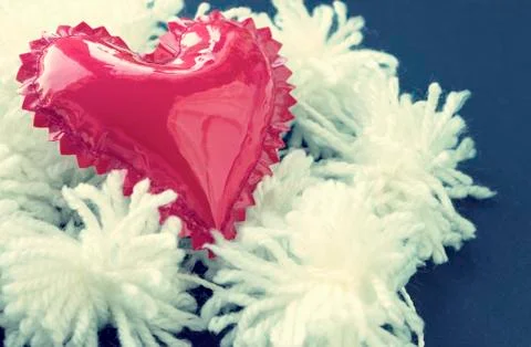 Red hearth Foto stock