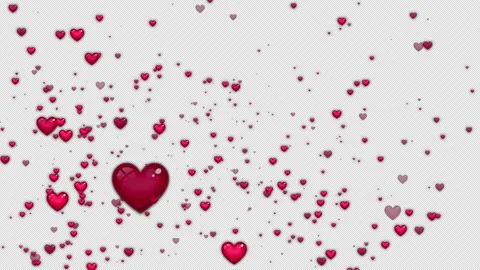 Red Hearts 4K Stock Footage 146962993