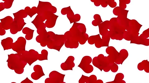 Red Hearts Animated Background Stock Footage 59114268