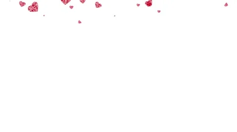 Red Hearts Animated Background Stock Footage 59114340