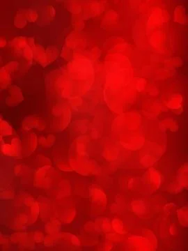 Red hearts as background. Stock Illustration