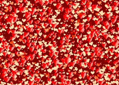 Red hearts backgrounds 스톡 일러스트