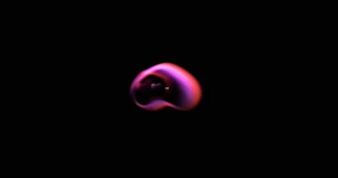 Red hearts on a black background. valentine's day, love, like, anniversary Stock Footage 170928554