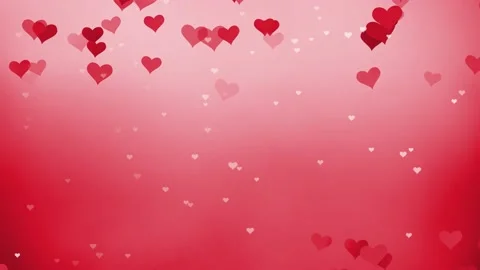 Red hearts copy space loop animation background Stock-Footage 229697441