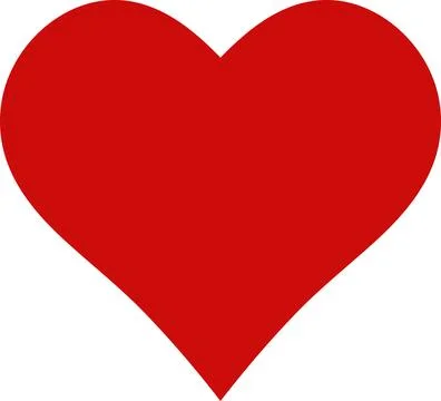 Red hearts elegant geometric shape Stock Illustration