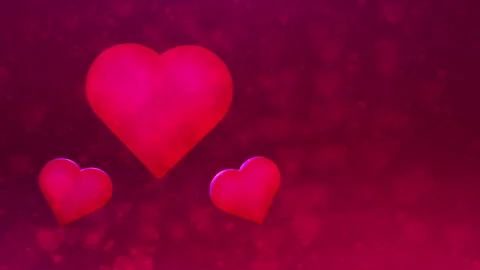 Red Hearts 스톡 동영상 229290681