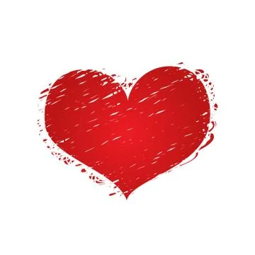 Red hearts icon Stock Illustration