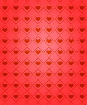 Red hearts Stock Illustration