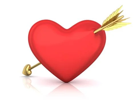 Red hearts Stock Illustration