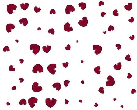 Red hearts Stock Illustration