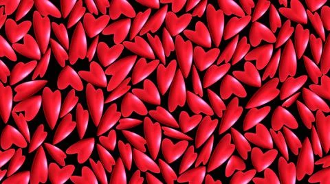 Red hearts 스톡 일러스트