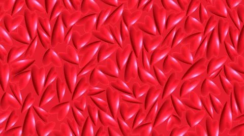 Red hearts Stock Illustration