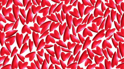 Red hearts Stock Illustration