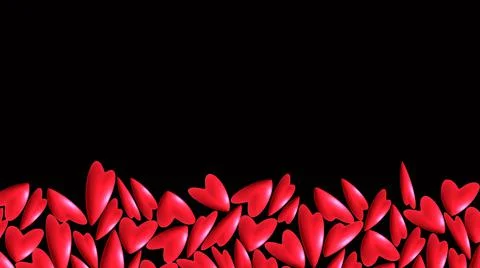 Red hearts Stock Illustration