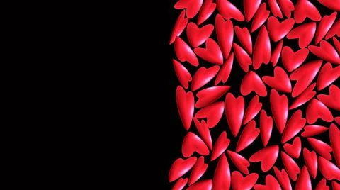 Red hearts Stock Illustration