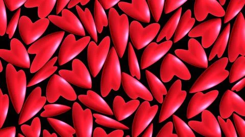 Red hearts 스톡 일러스트