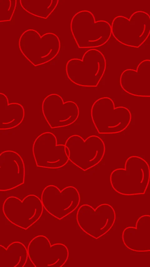 Red Hearts Pattern Background. Stock Footage 325011813