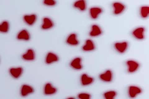 Red hearts pattern background romantic love valentine decoration holiday text Stock Photos