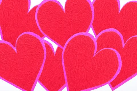Red hearts Stock Photos