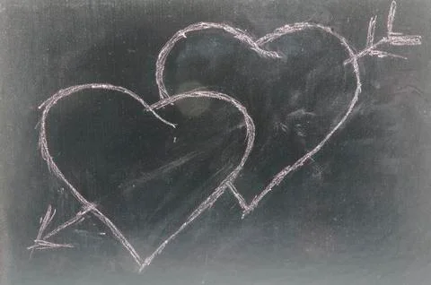 Red hearts 写真素材