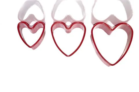 Red hearts Stock Photos