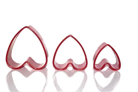 Red hearts Stock Photos