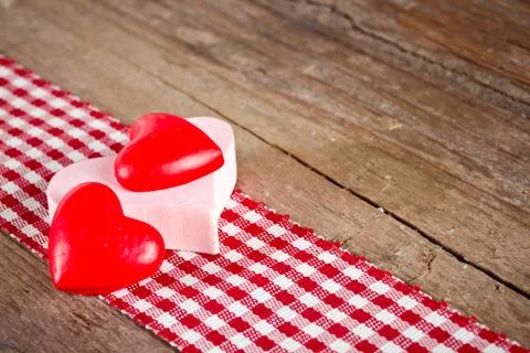 Red hearts Stock Photos