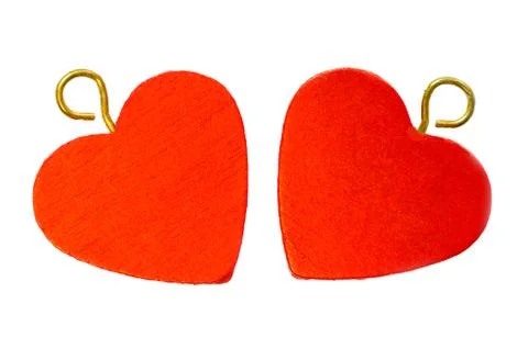 Red hearts. Stock Photos
