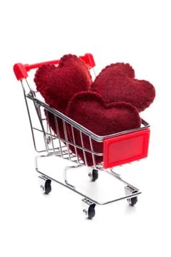 Red hearts Stock Photos