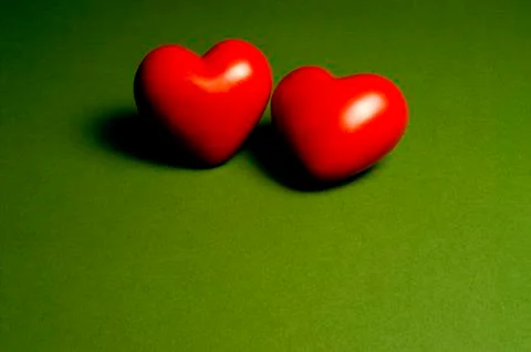 Red Hearts Stock Photos