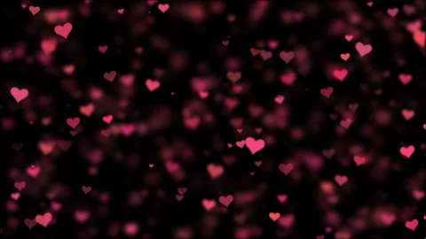 Red hearts tend to up. Depth of field. Red hearts fly up. Valentine's Day. Stock Footage 95809382