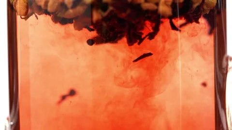 Red Herbal Infusion Stock Footage 318303969