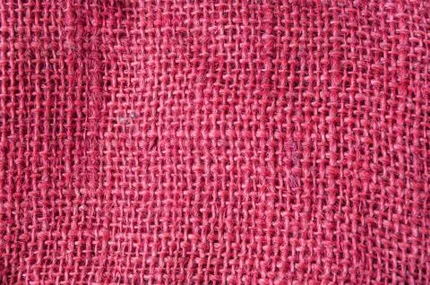 Red hessian texture Stock Photos