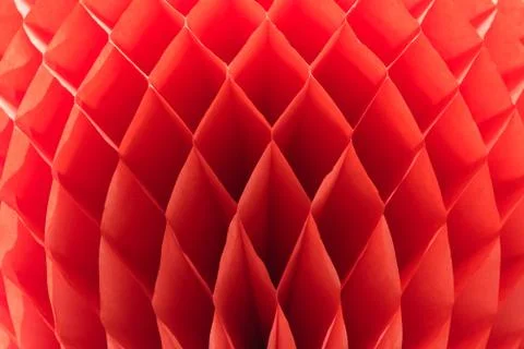 Red hexagonal ethnic pattern Stock Photos